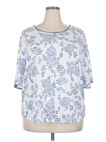 Bobeau Short Sleeve Blouse (view 1)
