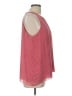 Vince Camuto 100% Polyester Red Sleeveless Blouse Size L - photo 4