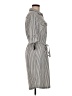 Mlle Gabrielle Stripes Gray Casual Dress Size M - photo 4