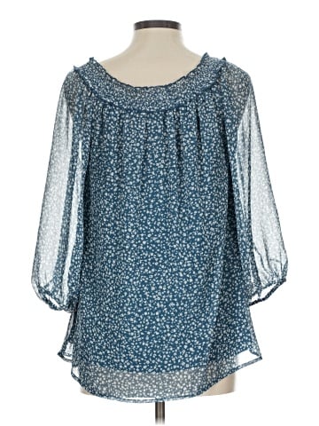 LC Lauren Conrad 3/4 Sleeve Blouse (view 2)