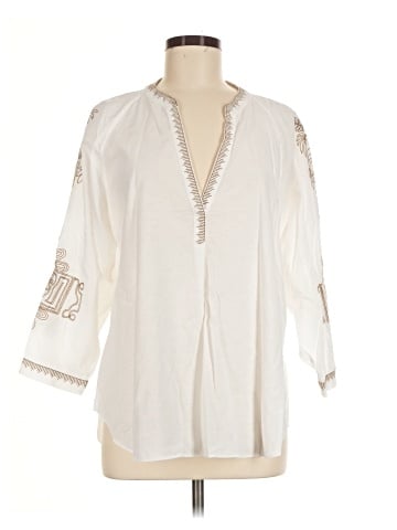 Massimo Dutti 3/4 Sleeve Blouse (view 1)