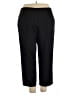 Blair 100% Polyester Solid Black Casual Pants Size 22 - photo 2