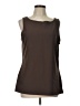 Boston Proper Brown Sleeveless Blouse Size L - photo 1