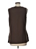 Boston Proper Brown Sleeveless Blouse Size L - photo 2