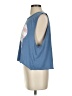Wildfox Blue Sleeveless T-Shirt Size Sm (1 or S) - photo 5