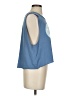 Wildfox Blue Sleeveless T-Shirt Size Sm (1 or S) - photo 4