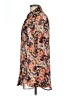 Element 100% Polyester Print Orange Long Sleeve Blouse Size L - photo 5