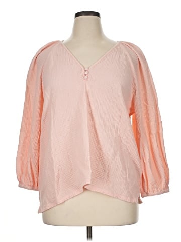 Caslon 3/4 Sleeve Blouse (view 1)