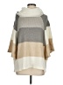 Hem & Thread Color Block Tan Poncho One size - photo 1
