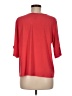 Clara Sun Woo Red 3/4 Sleeve Top Size M - photo 2