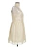 Wet Seal 100% Polyester Ivory Casual Dress Size L - photo 4