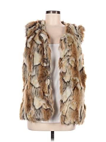 Waverly Grey Faux Fur Vest (view 1)