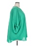 Chaus 100% Polyester Green 3/4 Sleeve Blouse Size 2X - photo 4