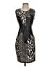 Venus Animal Print Gray Cocktail Dress Size XS (estimated) - photo 1