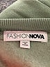 Fashion Nova 100% Polyester Green Sweatshirt Size XL - photo 7