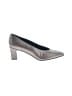 Stuart Weitzman 100% Leather Metallic Silver Heels Size 8 1/2 - photo 1