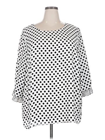 Rose + Olive 3/4 Sleeve Blouse (view 1)