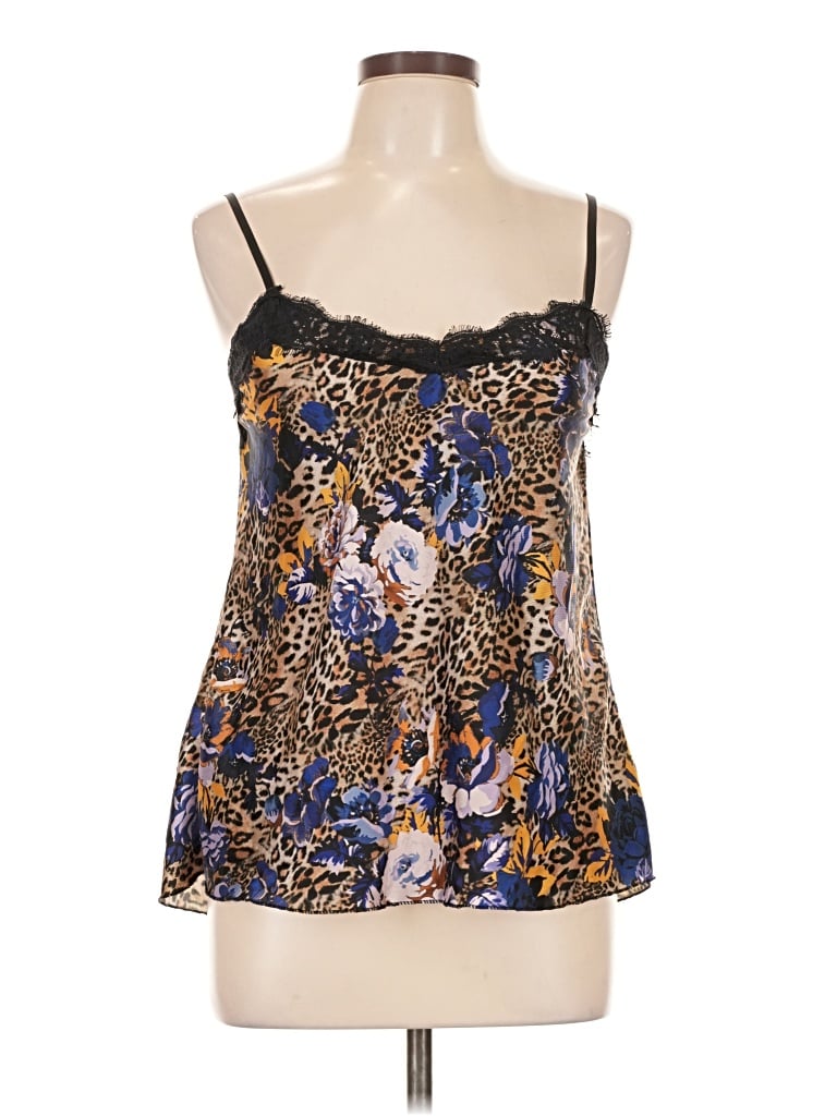 Pre-owned New Collection Sleeveless Blouse In Gold