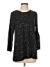 Logo Layers Stars Black 3/4 Sleeve Top Size S - photo 1