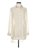 Collective Concepts 100% Polyester Ivory Long Sleeve Blouse Size XS - photo 1