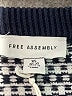 Free Assembly Chevron-herringbone Black Cardigan Size XS - photo 7