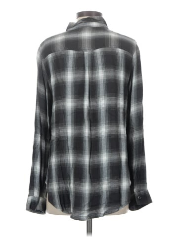 Topshop Long Sleeve Button-Down Shirt (view 2)