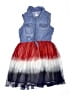 Justice 100% Polyester Blue Dress Size 14 - 16 Plus - photo 1