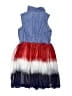 Justice 100% Polyester Blue Dress Size 14 - 16 Plus - photo 2