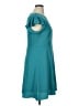 Coldwater Creek Solid Teal Casual Dress Size 16 (petite) - photo 4