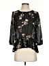 Jolt Black 3/4 Sleeve Blouse Size S - photo 1