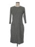 J. McLaughlin Houndstooth Gray Casual Dress Size M - photo 1