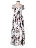 J for Justify Floral Gray White Casual Dress Size XL - photo 1