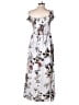 J for Justify Floral Gray White Casual Dress Size XL - photo 2