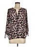 Eclair 100% Polyester Black Long Sleeve Blouse Size M - photo 1