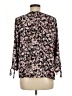 Eclair 100% Polyester Black Long Sleeve Blouse Size M - photo 2