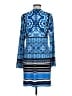 Hale Bob Print Blue Casual Dress Size M - photo 2