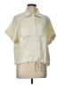 LNA 100% Lyocell Ivory Short Sleeve Blouse Size L - photo 1