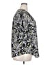 Torrid 100% Polyester Paisley Gray Short Sleeve Blouse Size 2X Plus (2) - photo 4