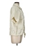 LNA 100% Lyocell Ivory Short Sleeve Blouse Size L - photo 4