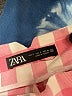 Zara Checkered-gingham Pink Casual Pants Size S - photo 7