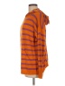 Iridium 100% Pima Cotton Stripes Orange Pullover Sweater One size - photo 5