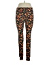 Lularoe Floral Orange Leggings Size 1X (Tall & Curvy) - photo 1