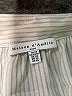 Maison d' Amelie Stripes Ivory Short Sleeve Blouse Size XS - photo 7