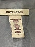 Covington 100% Polyester Silver Short Sleeve Blouse Size M - photo 7