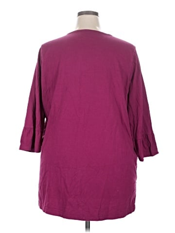 Ulla Popken 3/4 Sleeve T-Shirt (view 2)