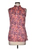 Brooks Brothers 346 100% Polyester Paisley Orange Sleeveless Blouse Size 6 - photo 1