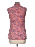 Brooks Brothers 346 100% Polyester Paisley Orange Sleeveless Blouse Size 6 - photo 2