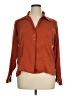 Studio C 100% Polyester Orange Long Sleeve Blouse Size XL - photo 1
