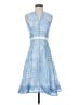 Draper James 100% Polyester Blue Cocktail Dress Size 0 - photo 1
