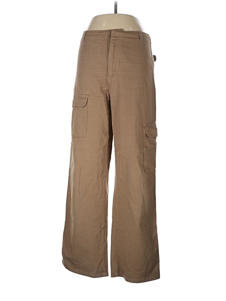 Pre-owned Quince Cargo Pants In Brown